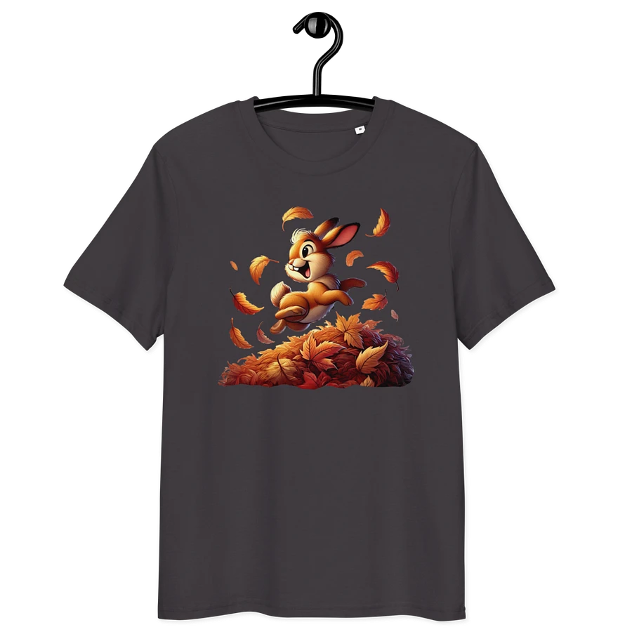 Autumn Leaves Bunny Organic Unisex T-Shirt product image (188)