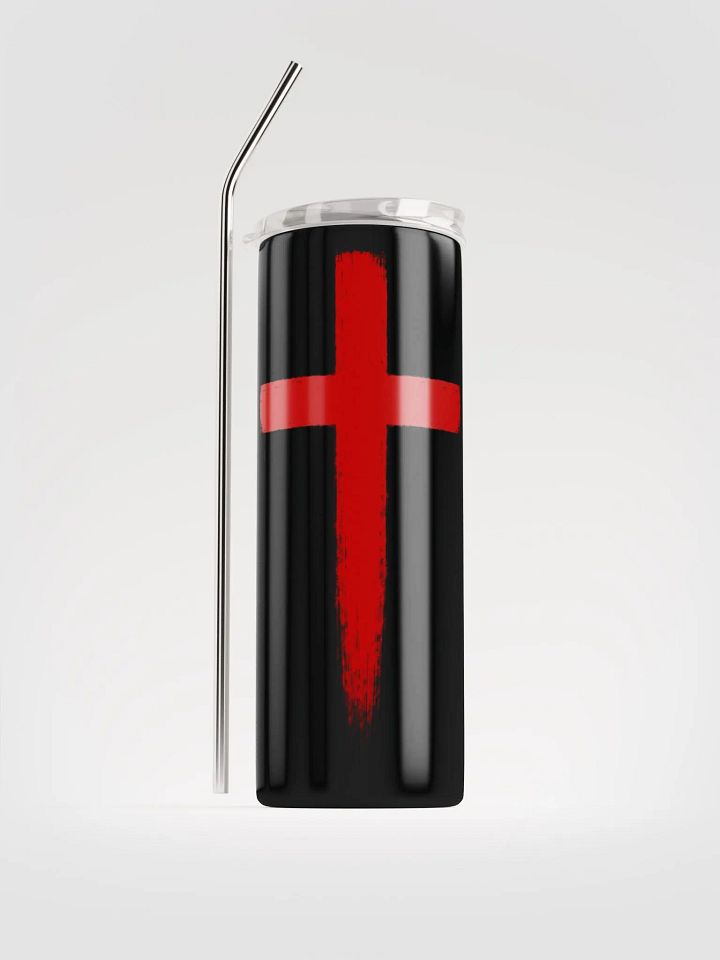 Blood of Christ Eco-Friendly Stainless Steel Cross Tumbler product image (1)
