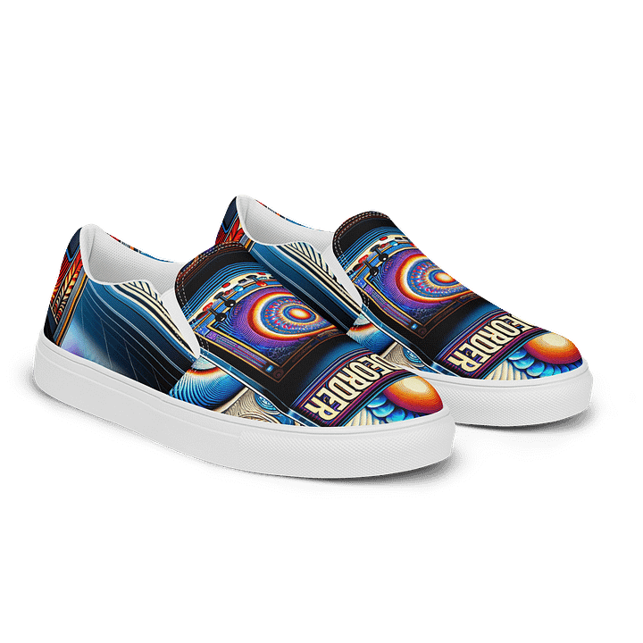 Psychedelic Arcade Men's Slip-Ons product image (2)