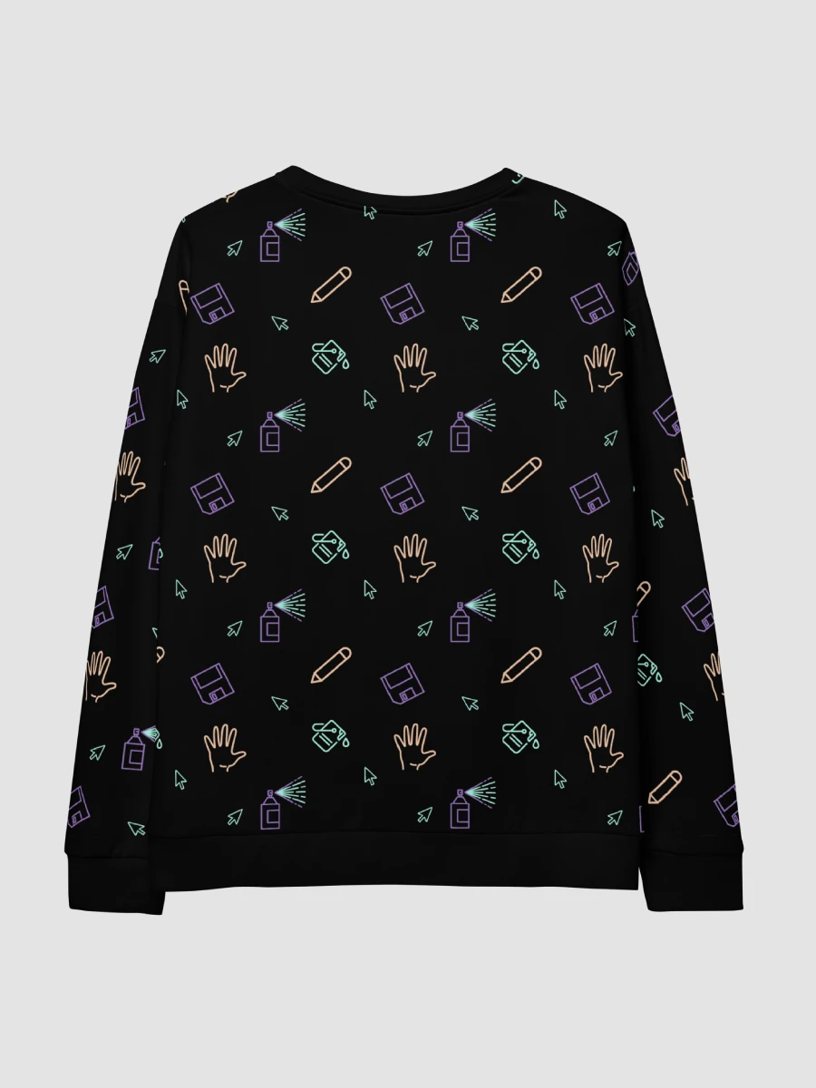 Computer lab pattern sweatshirt product image (6)