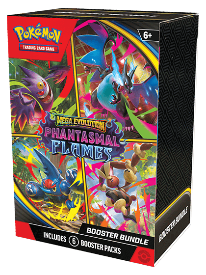 Pokémon TCG: Mega Evolution - Phantasmal Flames Booster Bundle (6 Packs) product image (1)