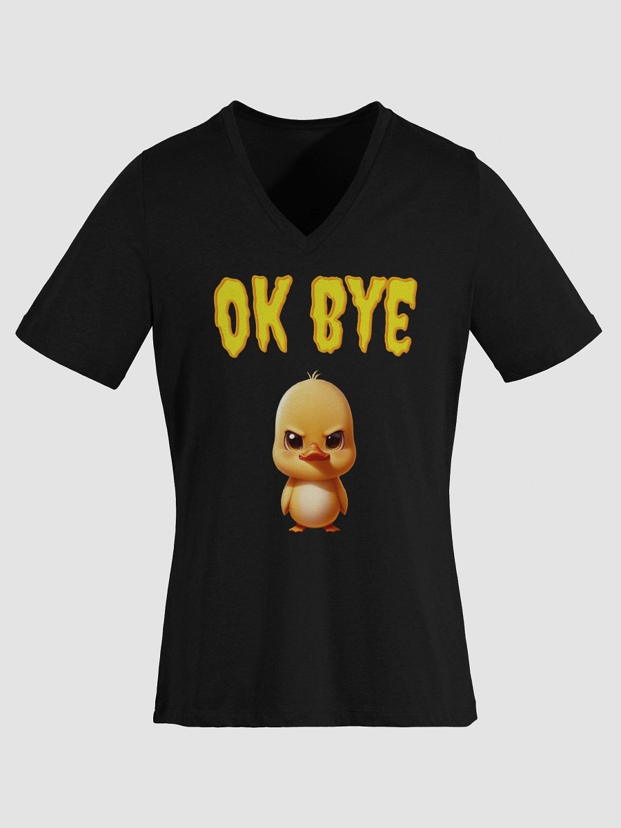 Quirky Duckling OK BYE V-Neck Tee product image (28)