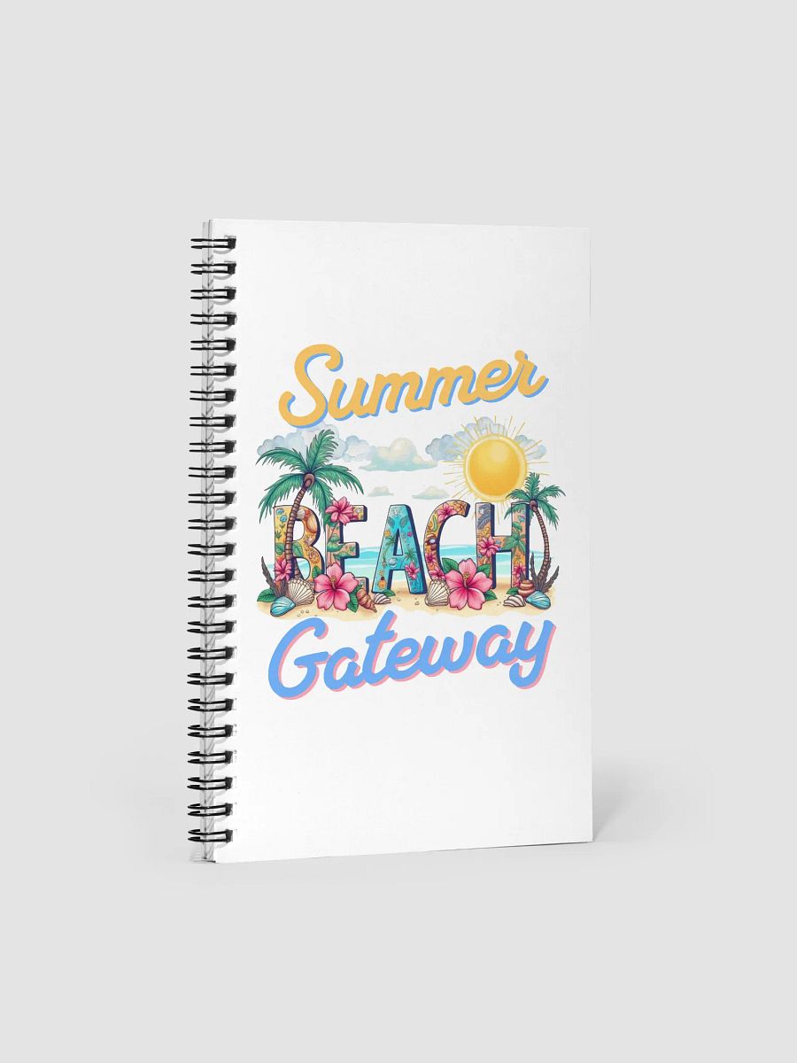 Summer Gateway Beach Tropical Spiral Notebook product image (2)