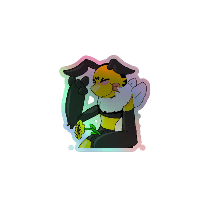 Brilliant Bee Holographic Sticker product image (1)