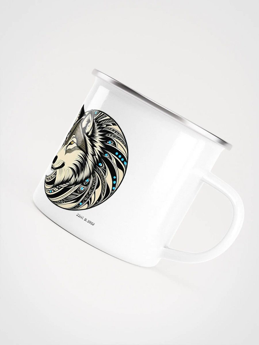 Timber Wolf Enamel Mug product image (4)