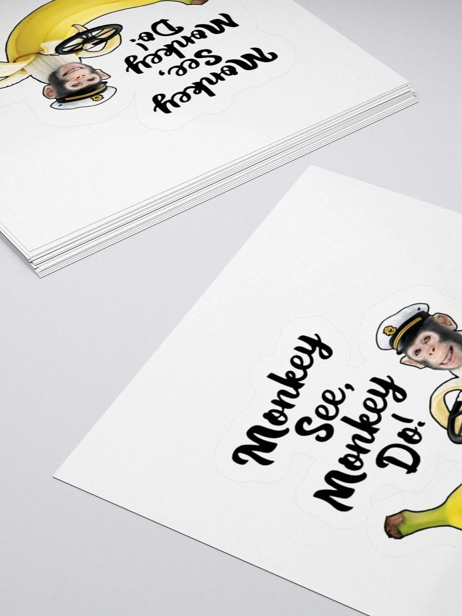 Monkey See, Monkey Do! Banana Sticker product image (4)