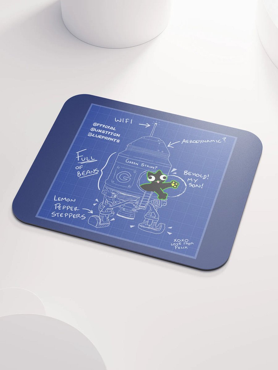 Mousepad - DerpCat II Rocket Blueprint product image (3)