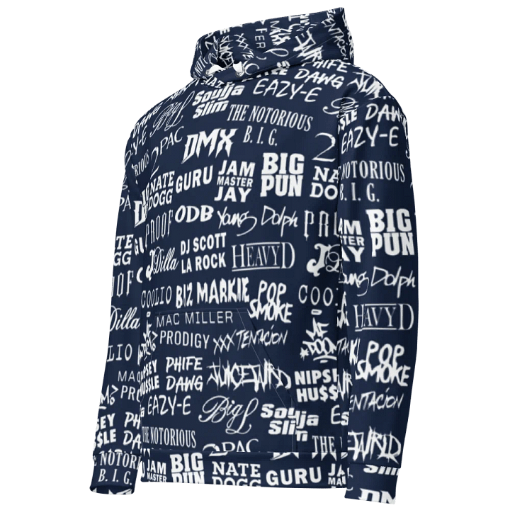 Never Forget - Hip-Hop Artists - BLUE - Unisex Hoodie product image (1)