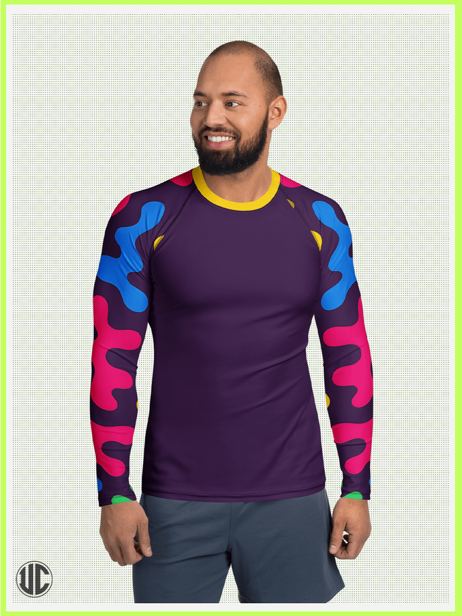 Nova’s Acid Pop – Men’s Rash Guard product image (1)