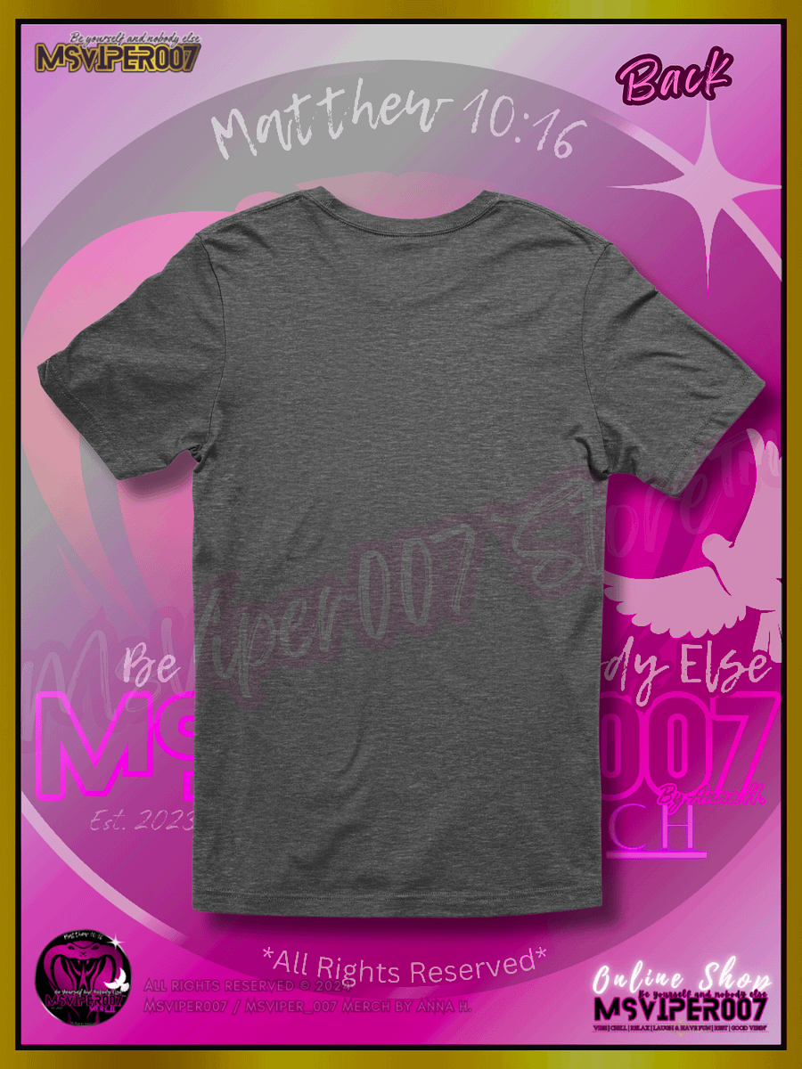 T-Shirt - MsViper007's "Warrior Spirit" (royal pink) - Comfort T-shirt By Anna H. product image (2)