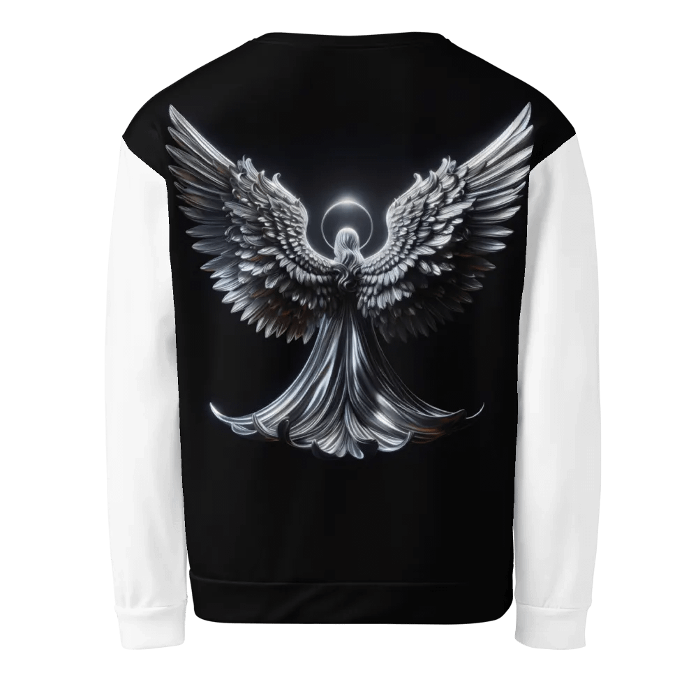 A Silver Angel and Cross - Unisex Sweatshirt #5 product image (3)