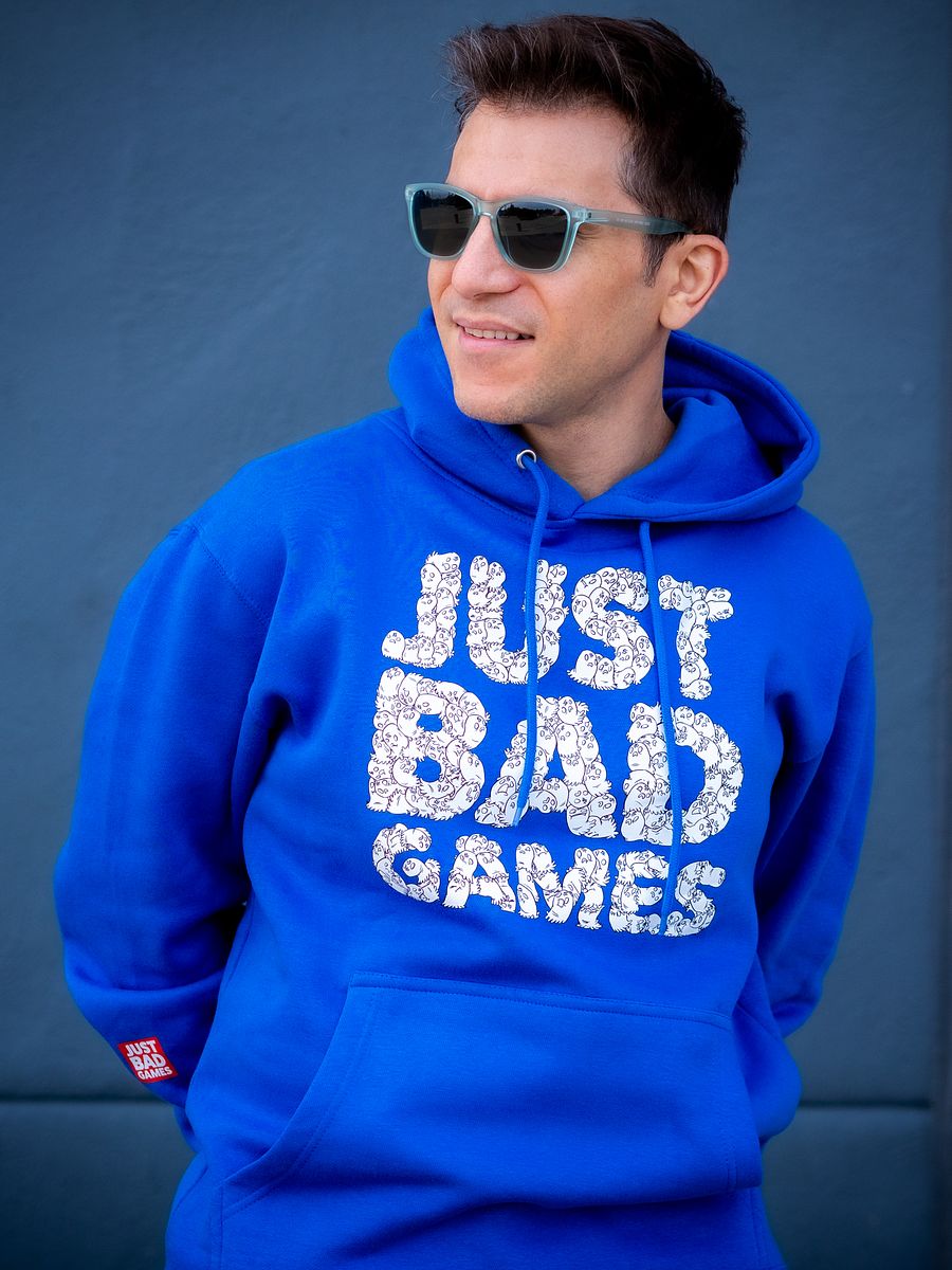 White Money Ghost Just Bad Games Logo Hoodie product image (1)