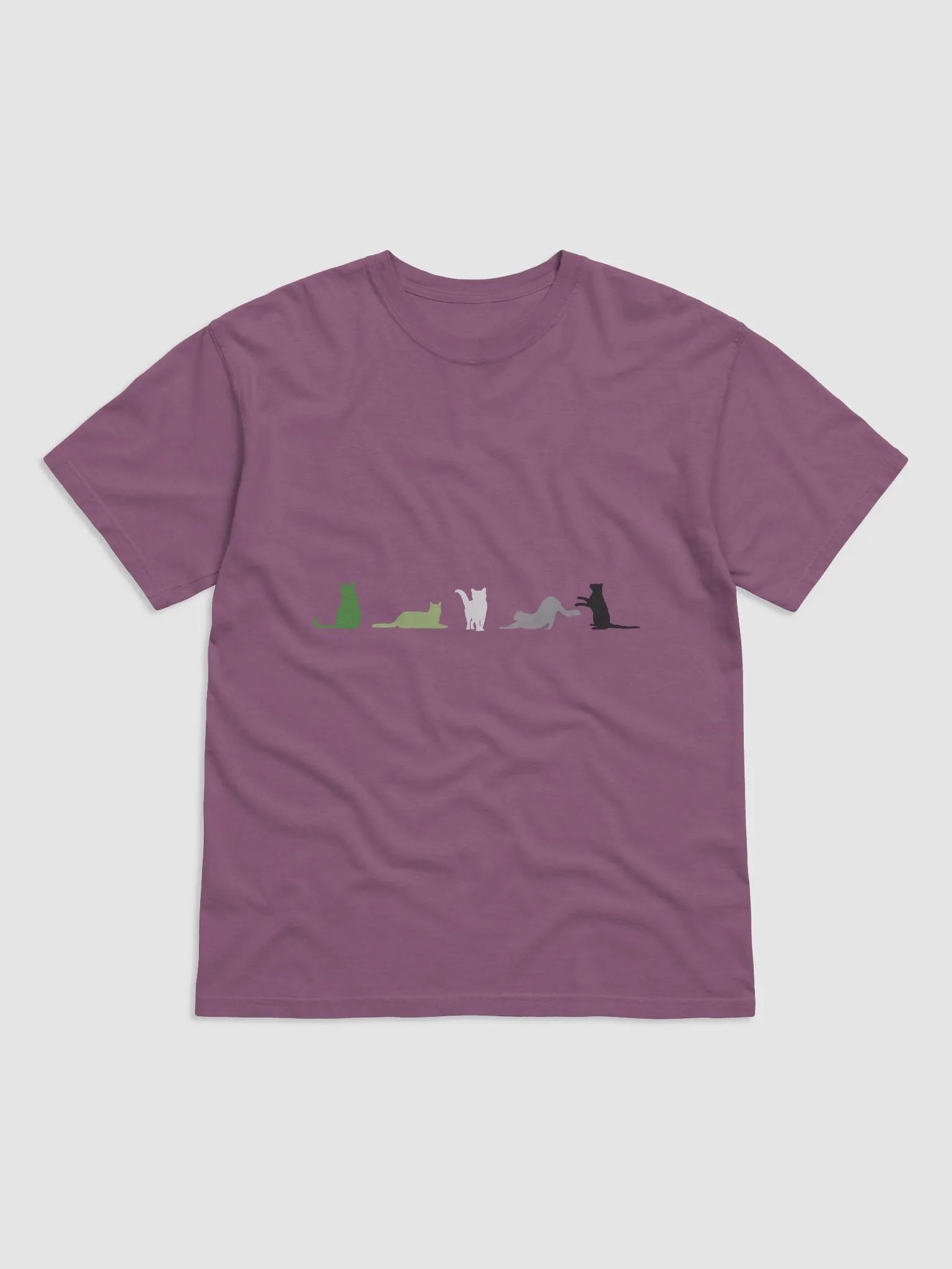 Aromantic Pride Cats Men's Shirt product image (9)