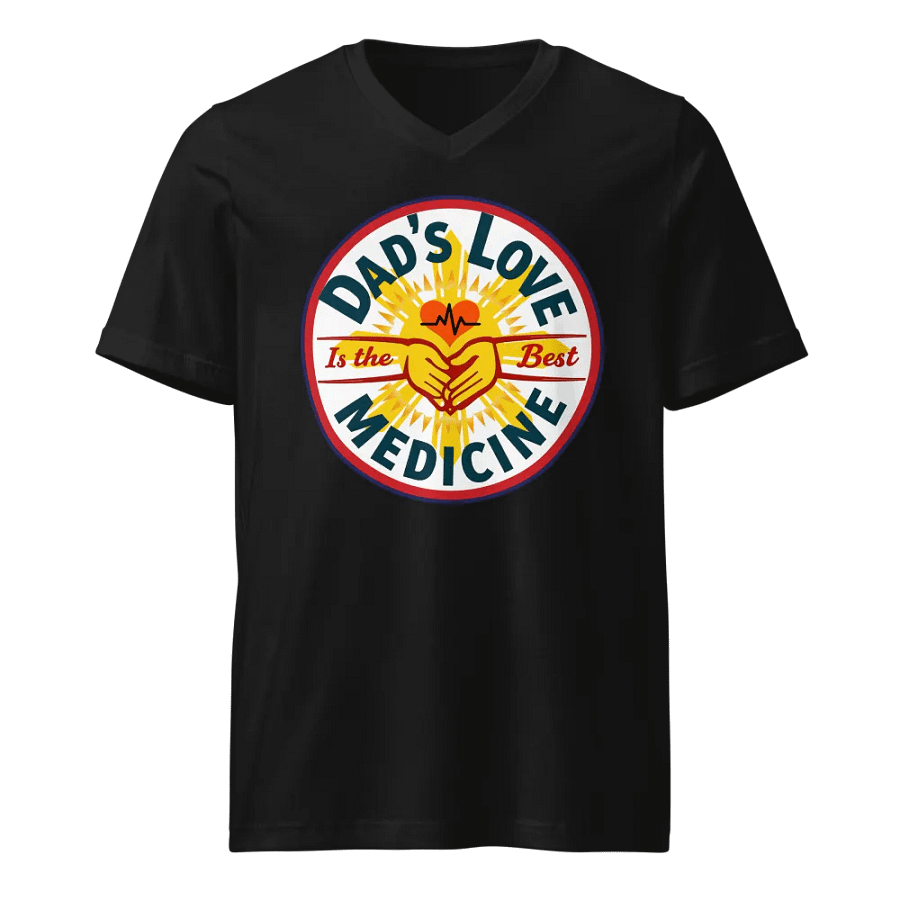 Dad's Love V-Neck Tee product image (1)