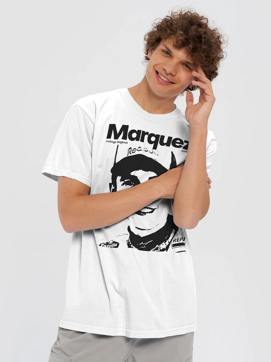Marc Marquez Unofficial Fan T-Shirt White product image (5)