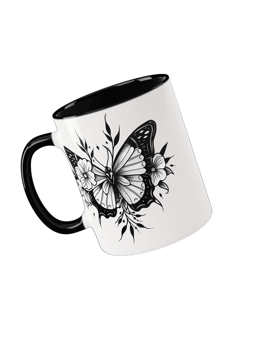 Monochrome Butterfly Bliss Mug product image (3)