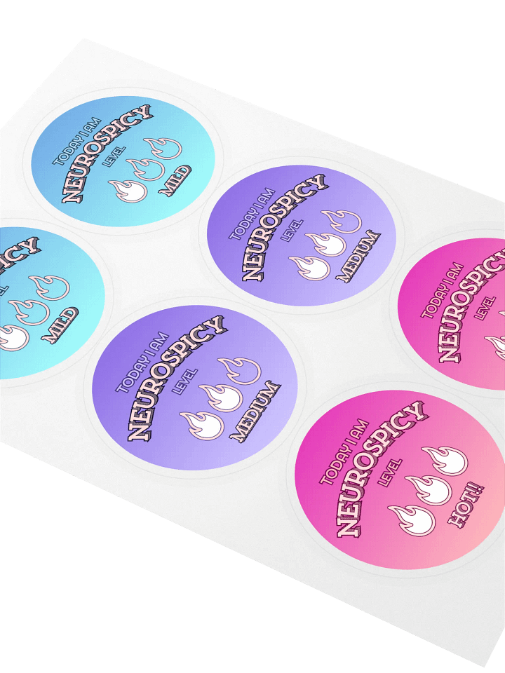 Neurospicy -Sticker set product image (2)