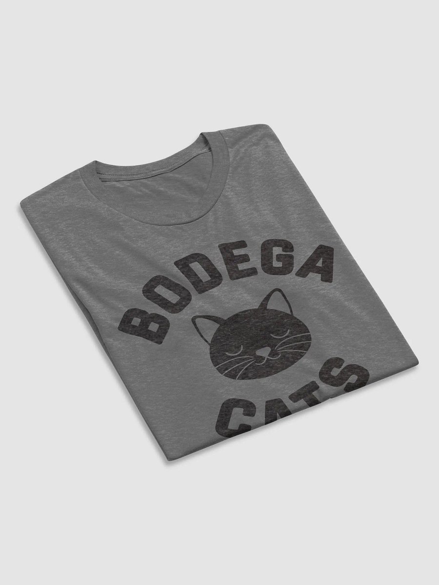 Bodega Cats // Unisex Triblend (Black Heather Text) product image (2)