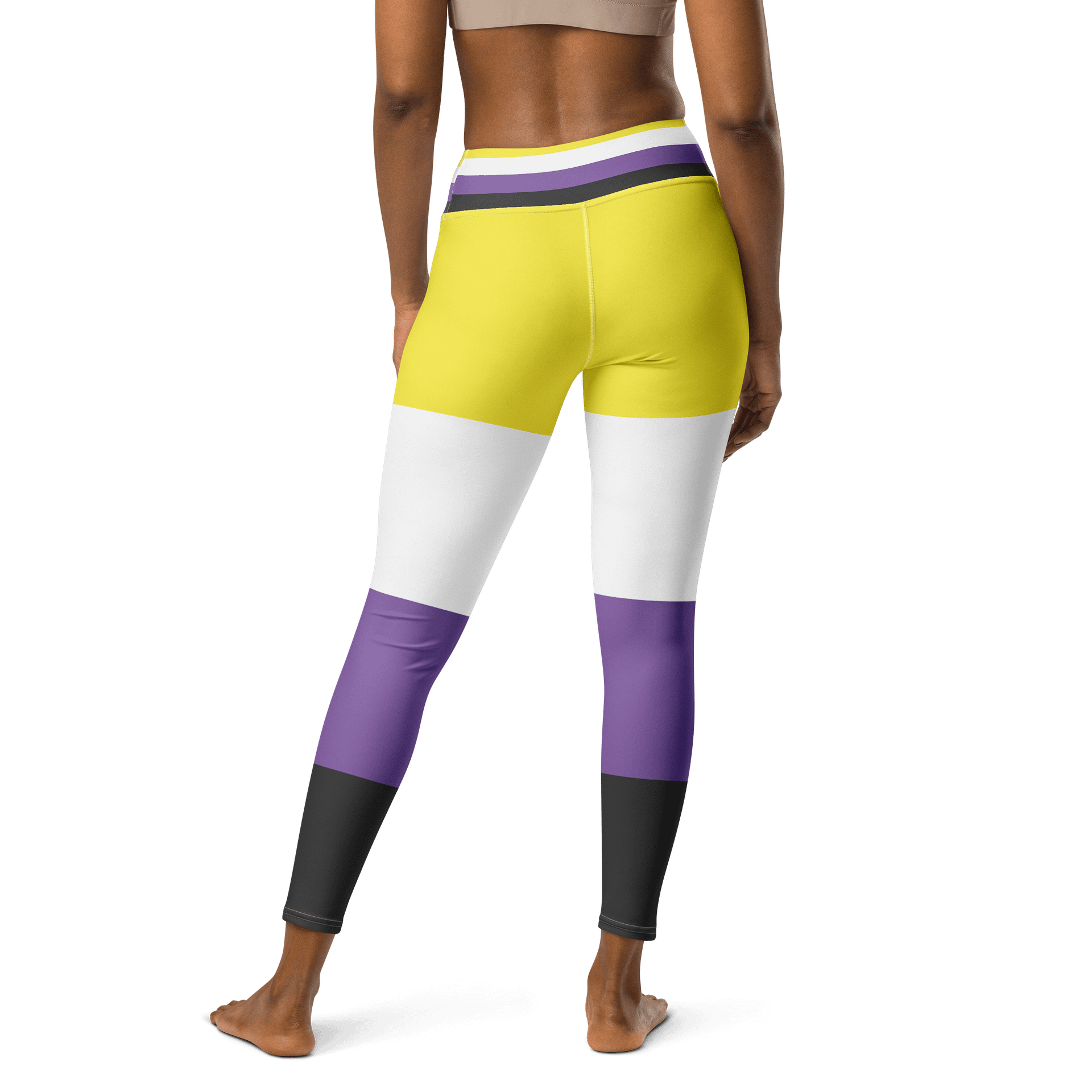 Non-binary Pride Flag Leggings product image (2)