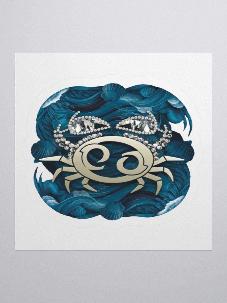 Cancer Zodiac Kisscut Sticker product image (3)