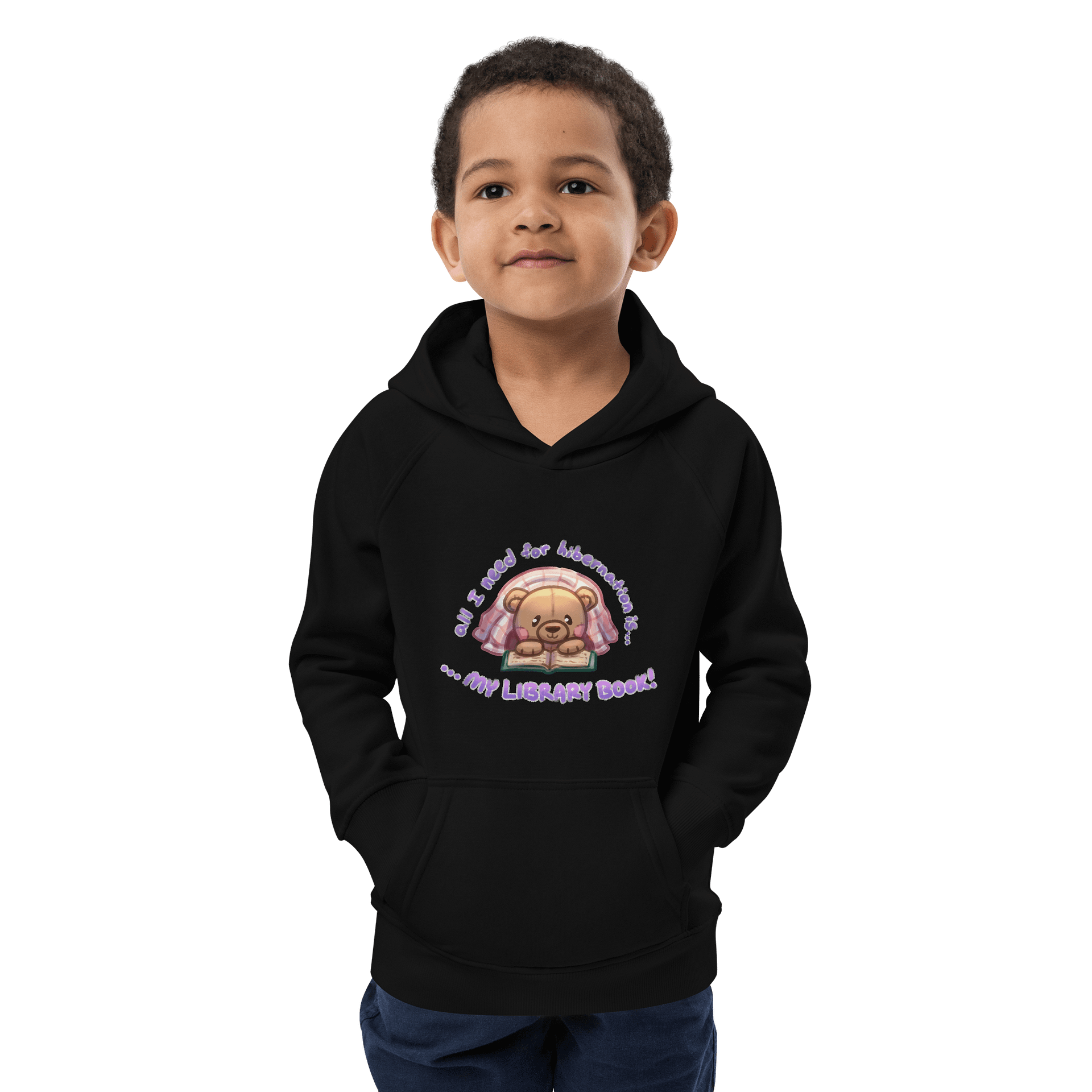 All I Need for Hibernation Is... Kid's Hoodie (Pink) product image (4)