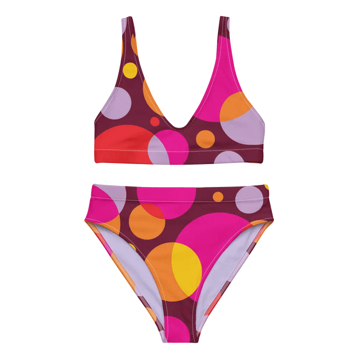 Vivid Energy Circle High-Waisted Bikini Set product image (2)