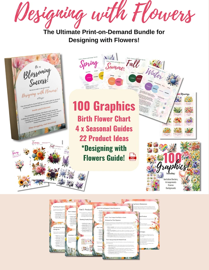 Blooming Brilliant - Designing With Flowers Graphics and Guide product image (1)