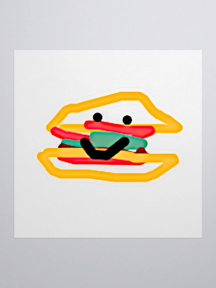 Hamburger Sticker product image (1)