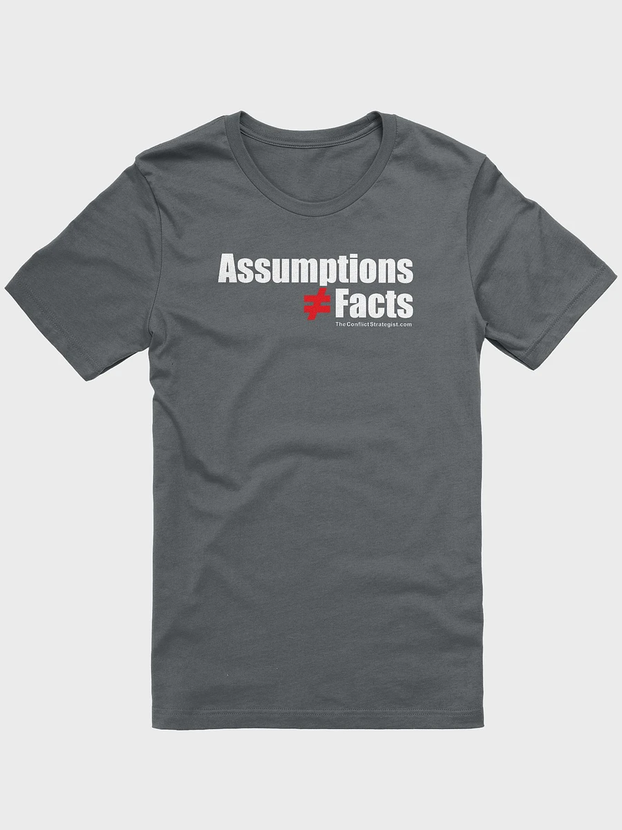 Assumptions / Facts - Unisex T Shirt - 6 Colors product image (10)