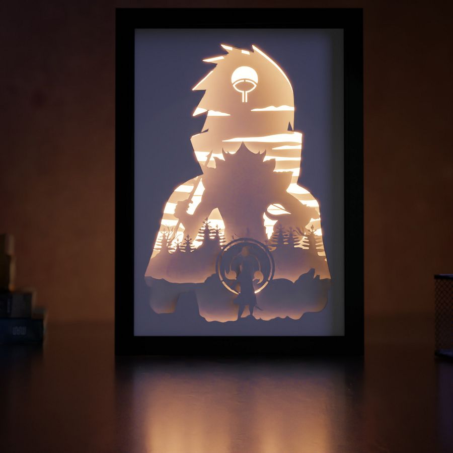Naruto Legendary Pack Lightbox template 8 in 1 - PDF PNG SVG DXF + Video Tutorial product image (6)