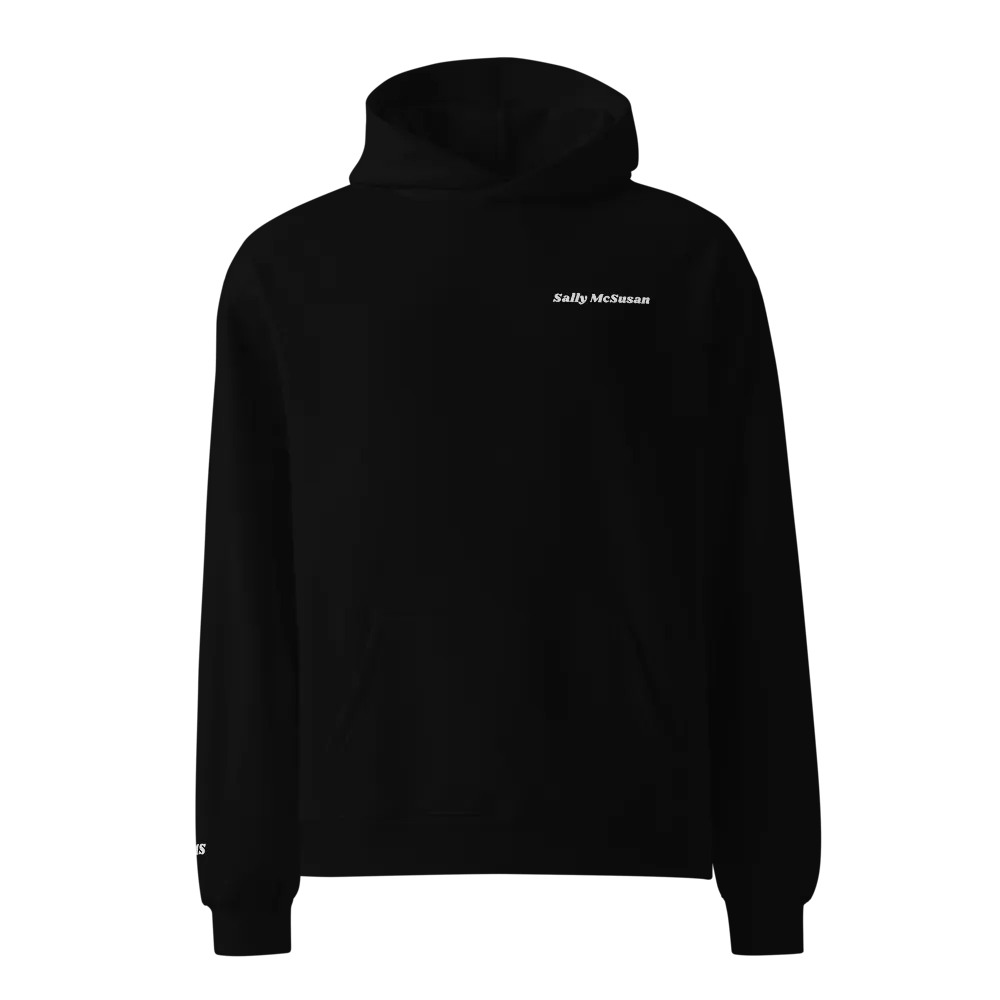 Embroidered SMS Hoodie - White product image (1)