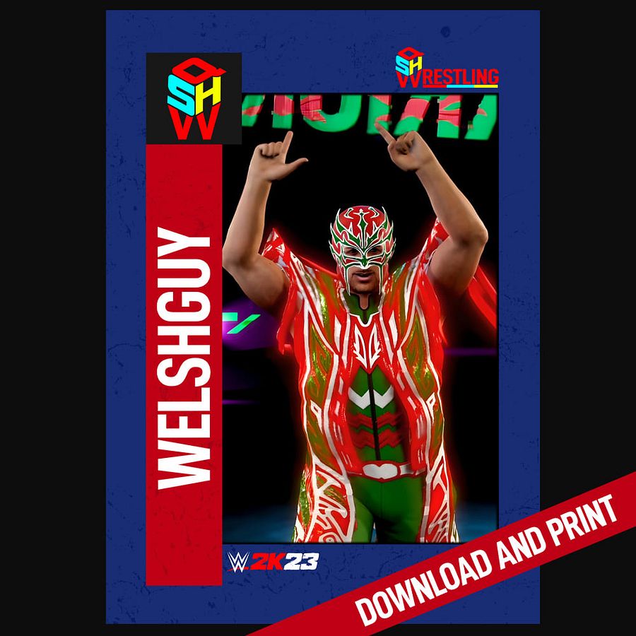 WELSHGUY QSHW COMMEMORATIVE TRADING CARD - WWE2K23 product image (1)