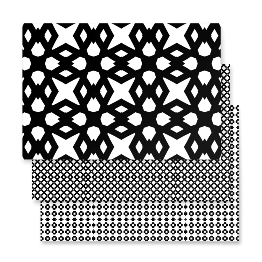 Chic Black and White Wrapping Paper Set product image (6)