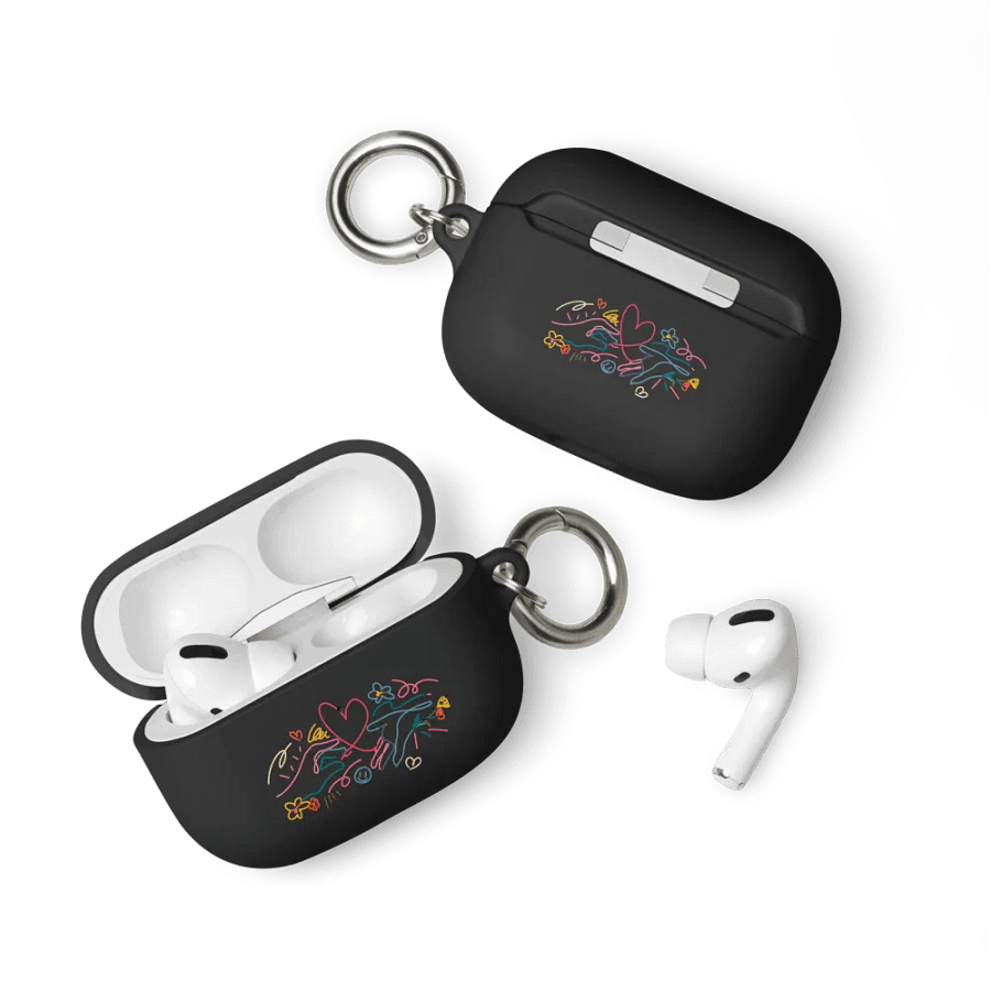 Doodle Heart AirPods Case product image (5)