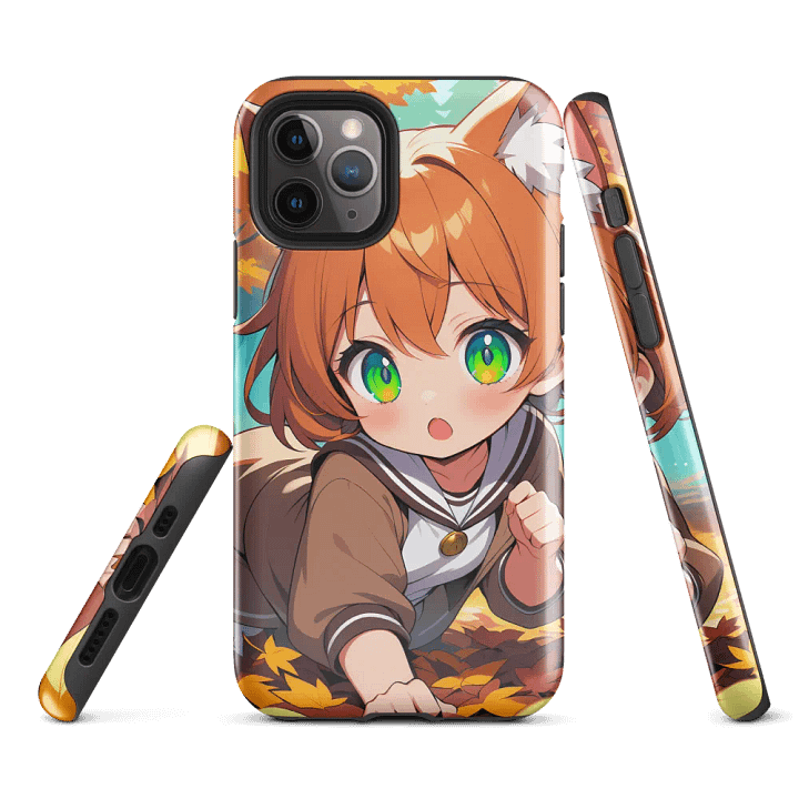 Autumn Cat Anime Tough iPhone® Case product image (2)