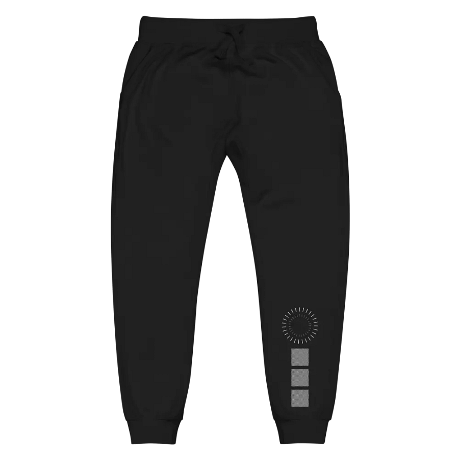 Squares and Circle Unisex Fleece Joggers product image (1)