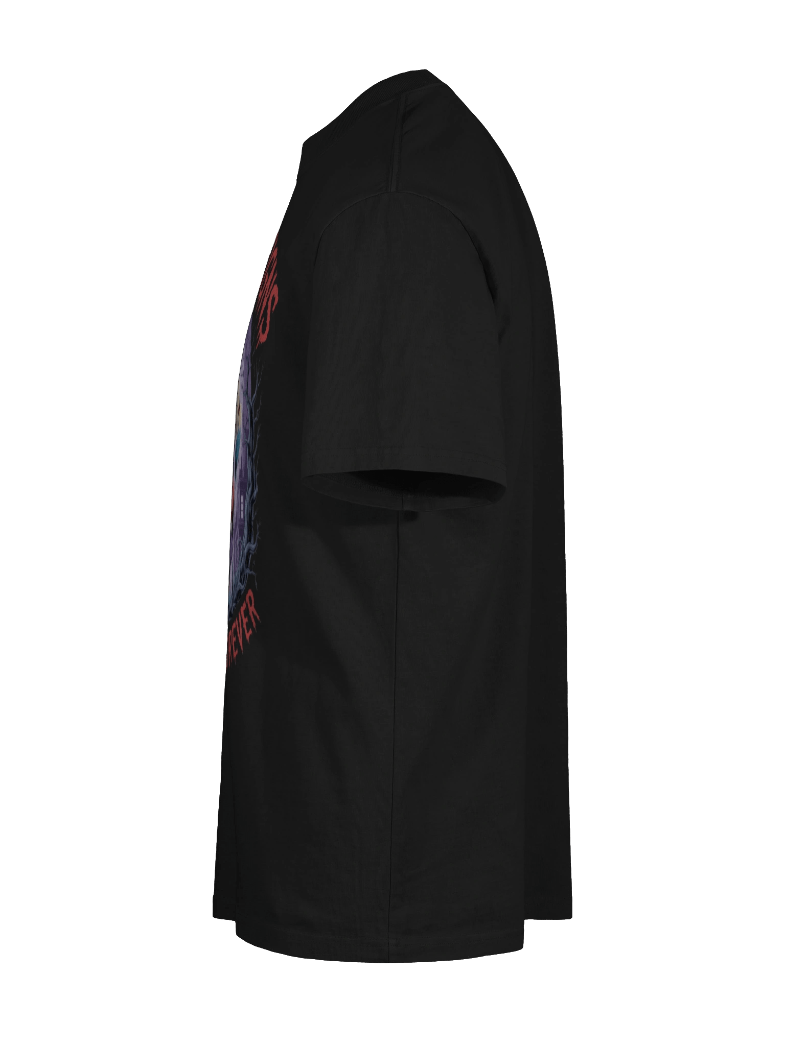 Joker & Harley Quinn 'Chaos Reigns Together Forever' Oversized Faded T-Shirt product image (10)