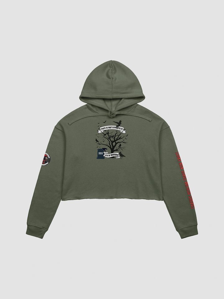 This is Not a Protest Crop Hoodie product image (1)