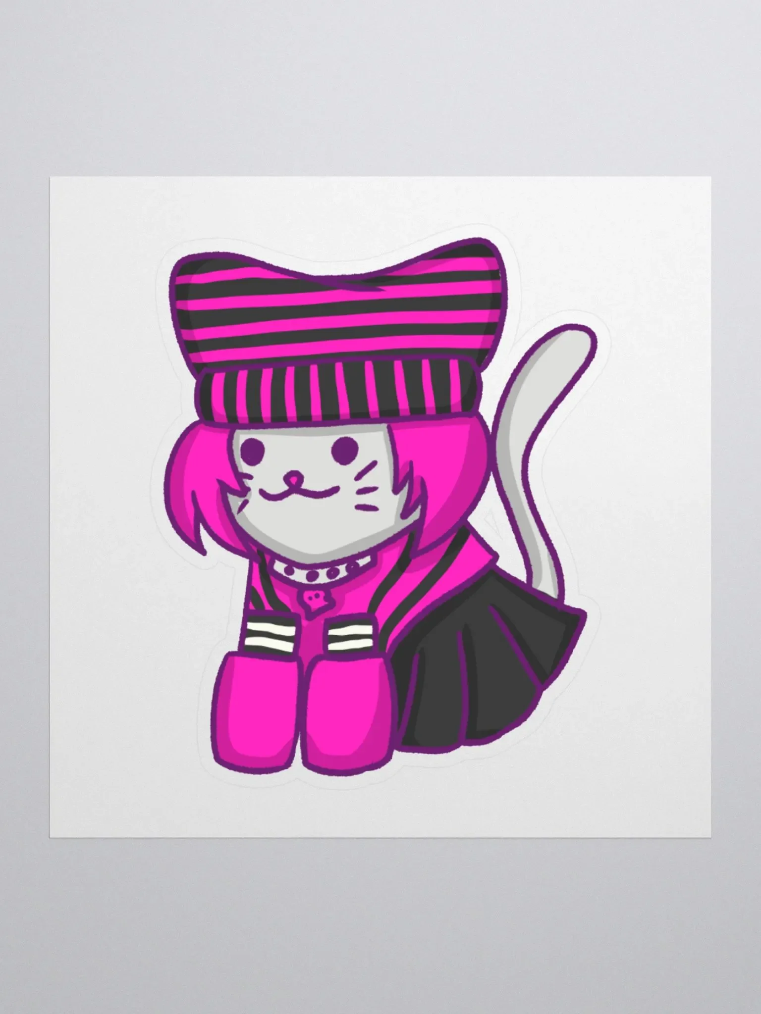 THE EMO LOVE CLUB Kitty Sticker product image (3)