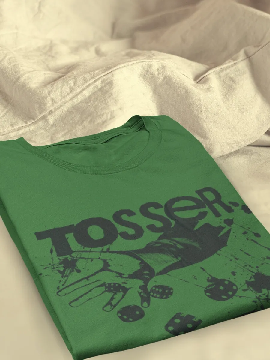 Tosser Dice Rolling Unisex T-shirt for Board Gamers - Green Leaf product image (2)