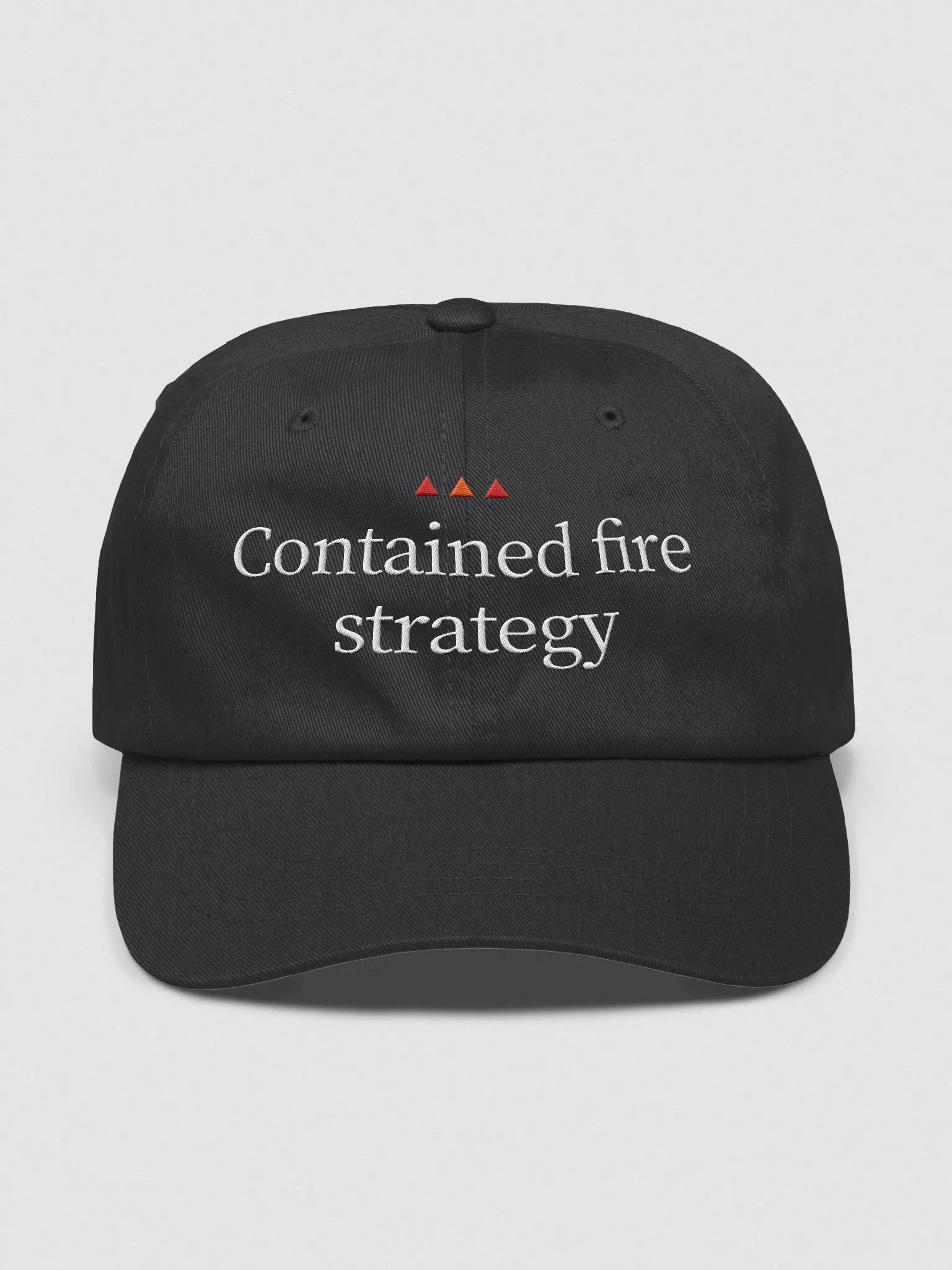 Contained fire hat - black product image (1)
