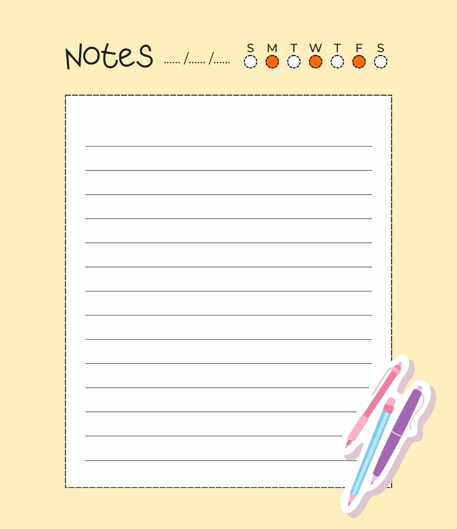 Bright Digital Monthly Planner for Schoolers product image (3)