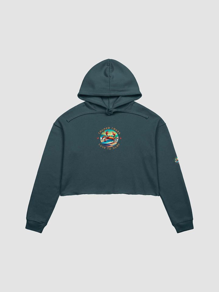 Cromer Crabs Love to Surf Crop Hoodie product image (1)