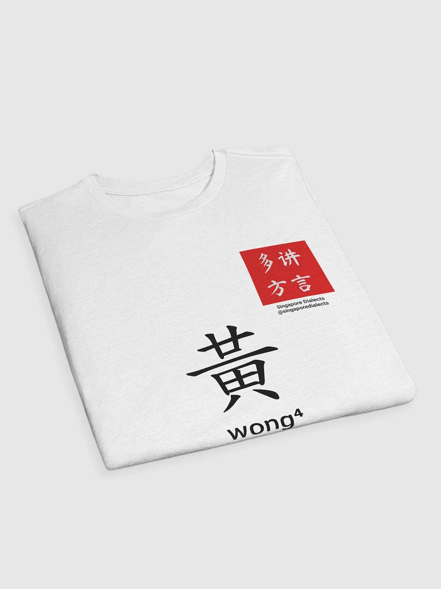 黄 Wong (Cantonese) Surname T-Shirt (Light) product image (3)