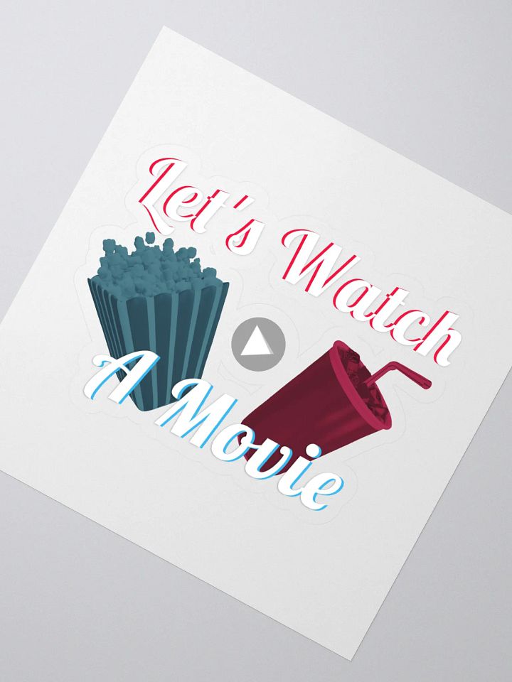 Let's Watch A Movie - Sticker product image (2)