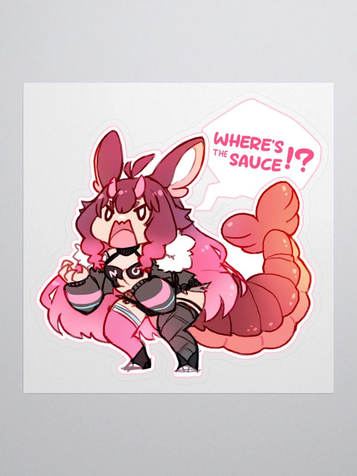 'WHERE'S THE SAUCE' Kaimeriss Sticker product image (1)