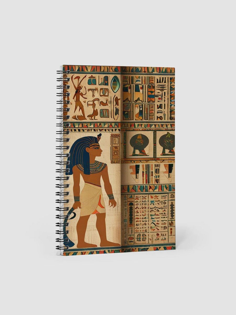 Ancient Egyptian Hieroglyphs Spiral Notebook product image (1)