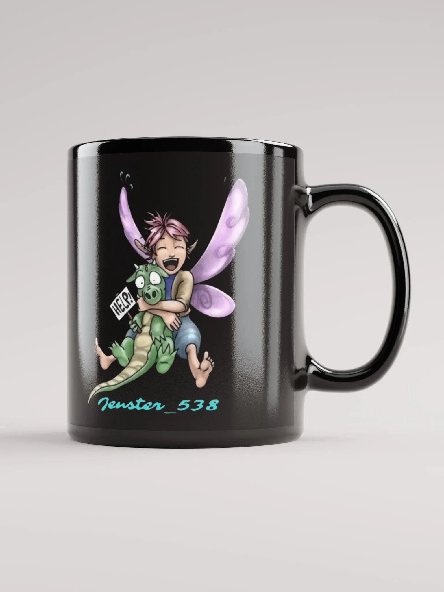 Whimsical Fairy and Dragon Mug product image (1)