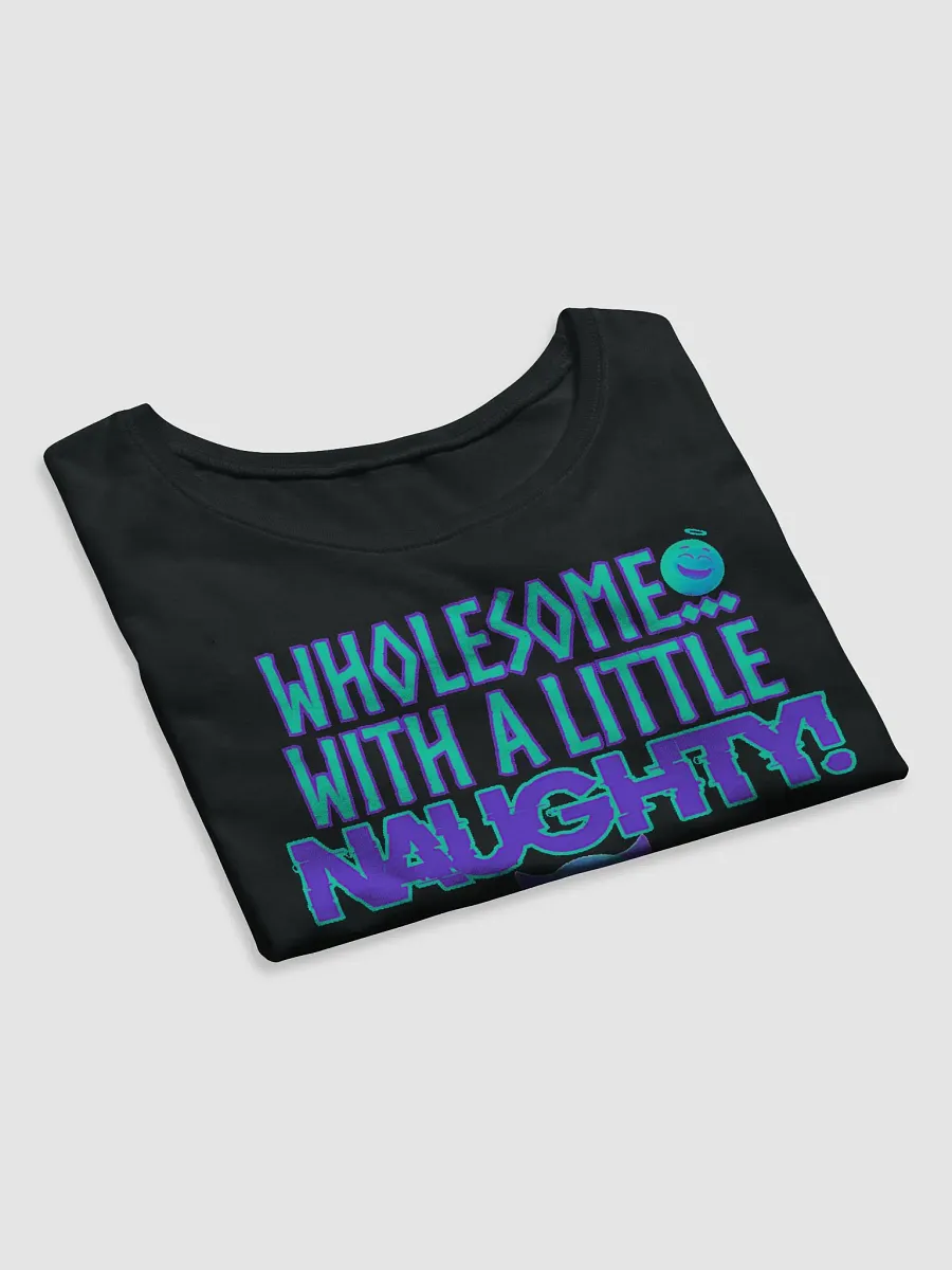 Wholesome/Naughty V2 Crop Tee product image (7)