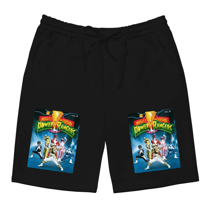 Mighty Morphin Power Rangers Action Fleece Shorts product image (2)